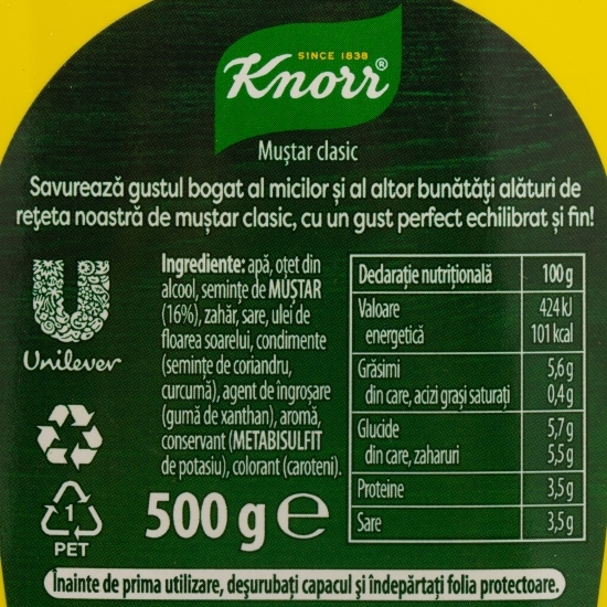Muștar Clasic 500g