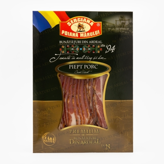 Piept de porc crud-uscat, feliat 100g