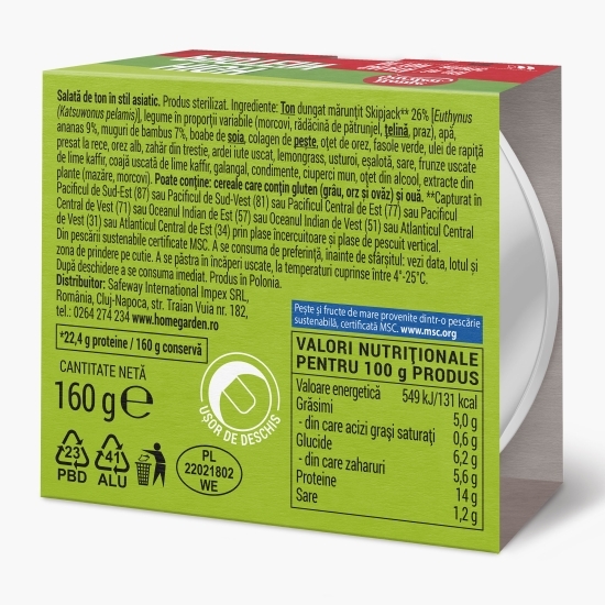 Salată de ton în stil asiatic High Protein 160g