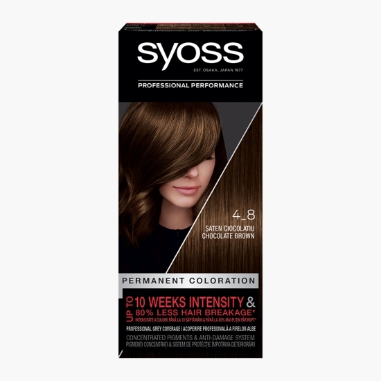 Vopsea de păr permanentă Professional Performance 4-8 șaten ciocolatiu 115ml