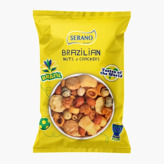 Mix de nuci și crackers Brazilian Mix 95g
