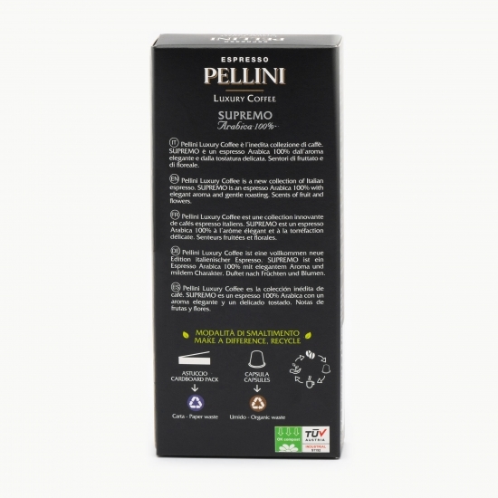 Capsule cafea, Espresso Supremo, 10 băuturi, 50g