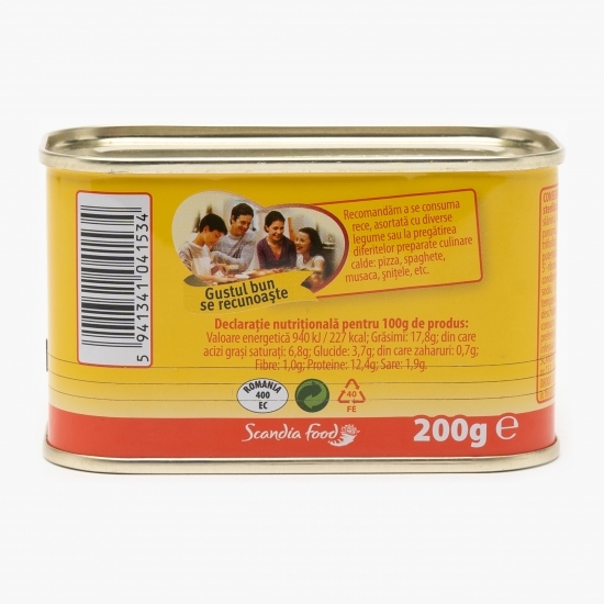 Conservă cu carne presată de porc Luncheon Meat 200g