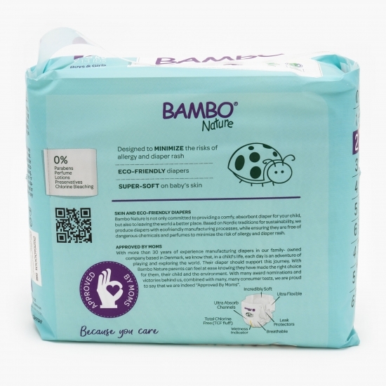 Scutece eco 0% clor mărimea 2, 3-6kg, 30 buc 