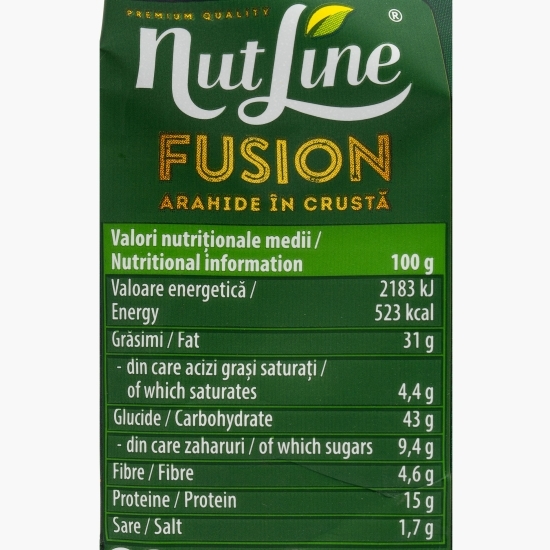 Arahide în crustă cu cheddar & brânză cu mucegai albastru Fusion 60g