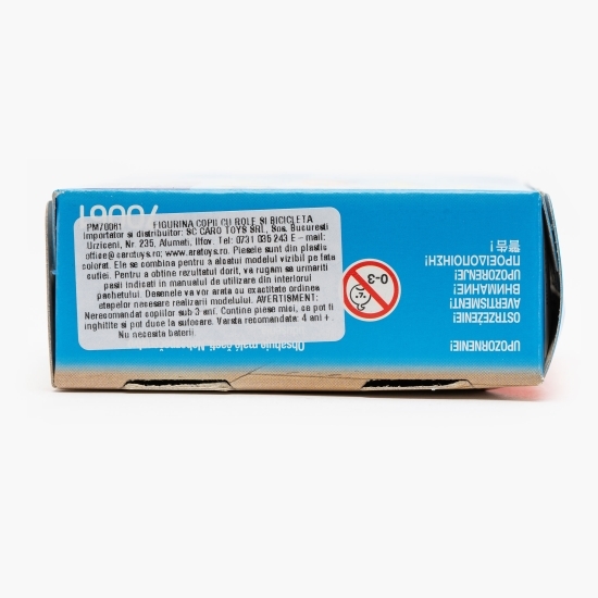 Figurină copii cu role și bicicletă 4+ ani