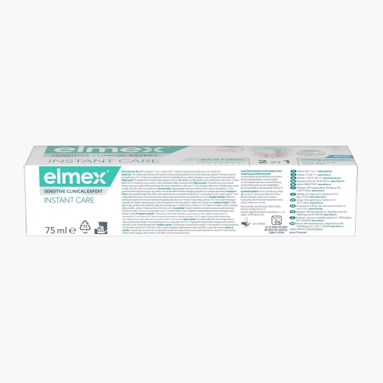 Pastă de dinți Sensitive Clinical Expert Instant Care 75ml