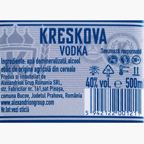 Vodcă 40% alc. 0.5l