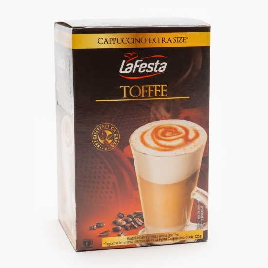 Cappuccino Toffee, plicuri 8x22g, băutură instant 