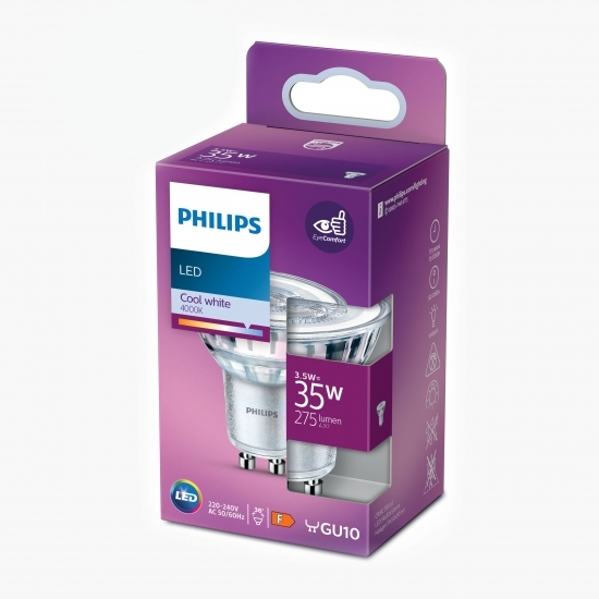 Bec LED clasic Cool White 35W GU10
