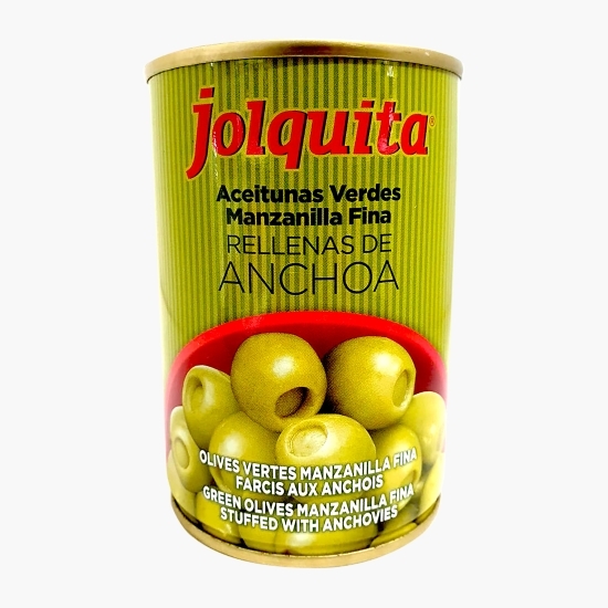 Măsline verzi Manzanilla umplute cu anșoa 292g