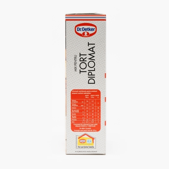 Mix pentru tort Diplomat cu bucăți de portocale confiate 430g