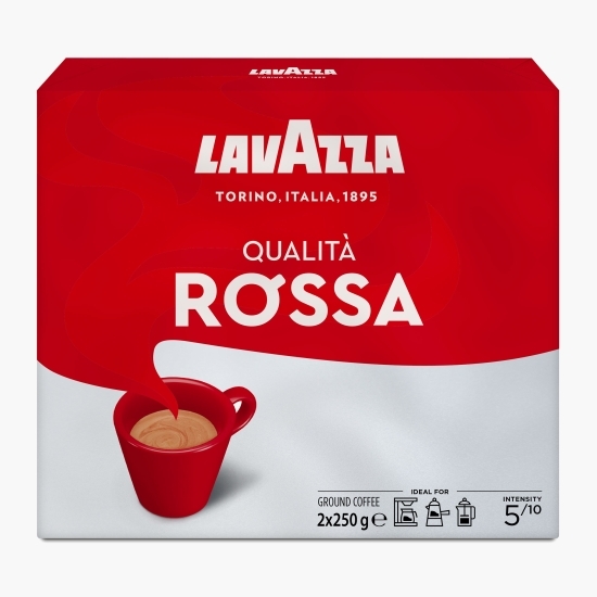 Qualita Rossa Duo Pack, 2x250g, cafea măcinată