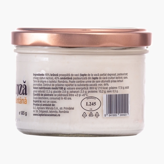 Brânză cu smântână 185g