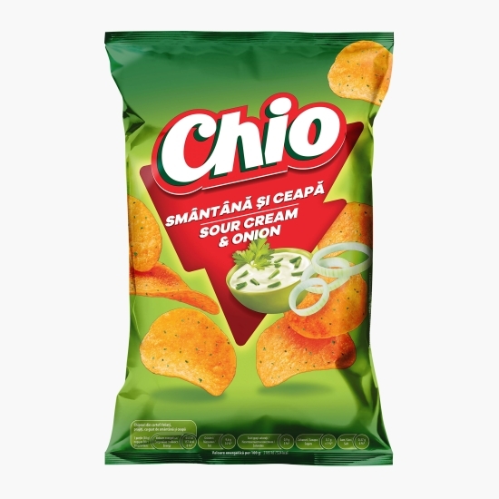 Chipsuri din cartofi cu gust de smântână și ceapă 125g