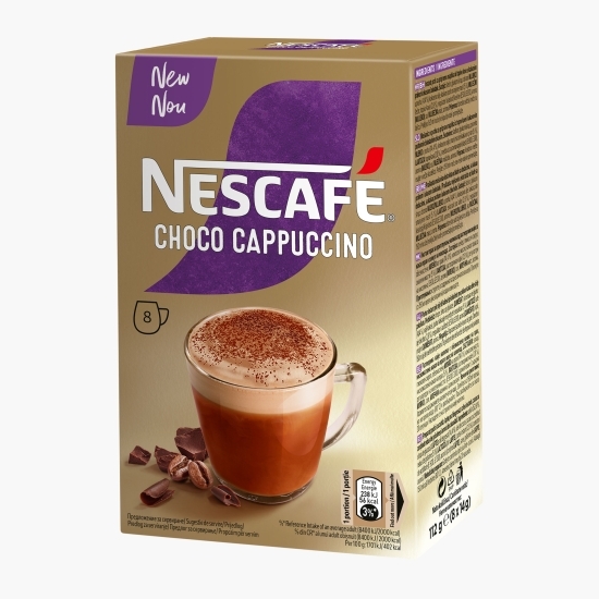 Mix de cafea instant Cappuccino Choco plicuri (8x14g)