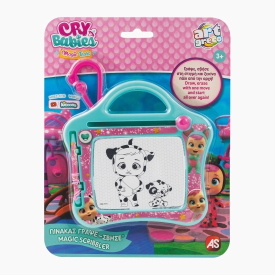 Tablă de scris Cry Babies Magic Scribbler Travel +3 ani