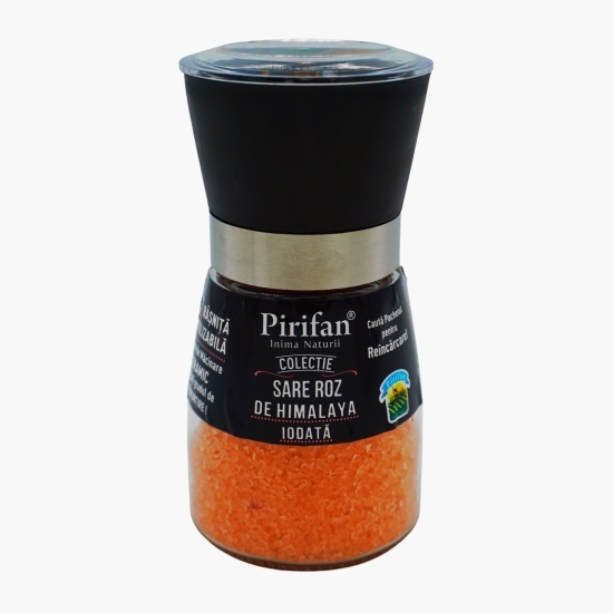 Râșniță sare roz de Himalaya grunjoasă iodată 200g