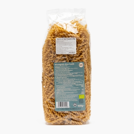 Paste eco fusilli din orez integral, fără gluten 500g