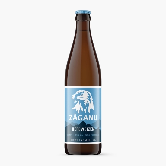 Bere artizanală nefiltrată Hefeweizen sticlă 0.5l