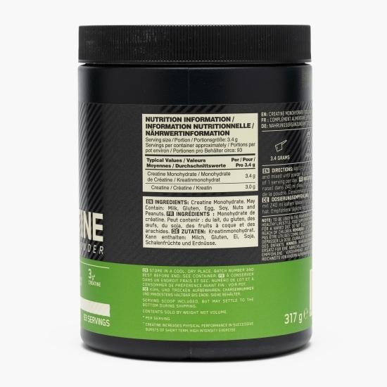 Creatină monohidrată micronizată 317g 