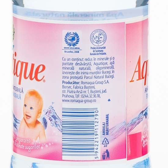 Apă minerală naturală plată 0.5l