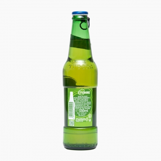 Bere blondă pasteurizată sticlă 0.33l