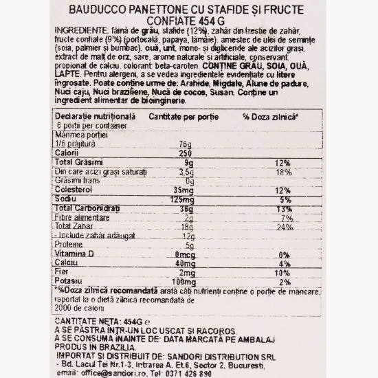 Panettone Clasic 454g