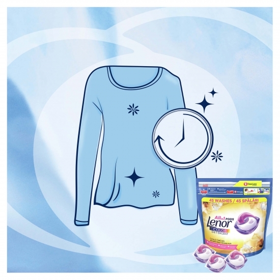 Detergent de rufe capsule All in One Gold Orchid, 60 spălări