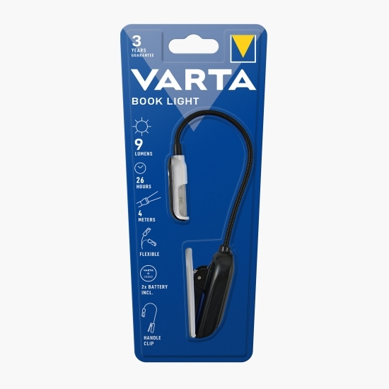 Lampă de citit 16618, LED Book Light, 2 x CR2032