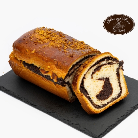 Cozonac cu cacao, nucă și stafide 1kg
