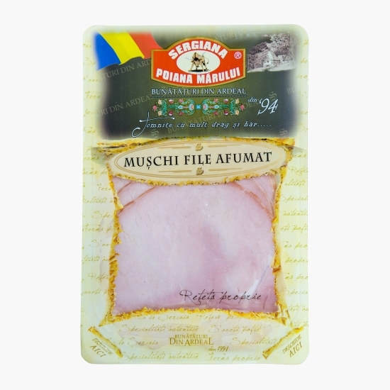 Mușchi file afumat, feliat 100g