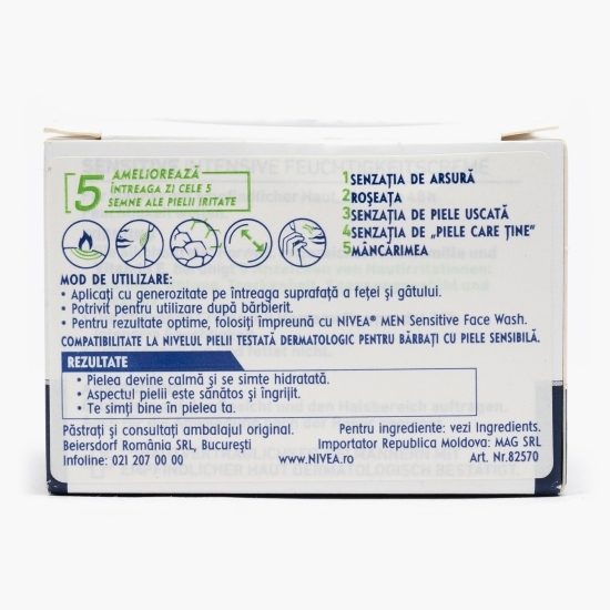 Cremă de față pentru bărbați Sensitive 50ml