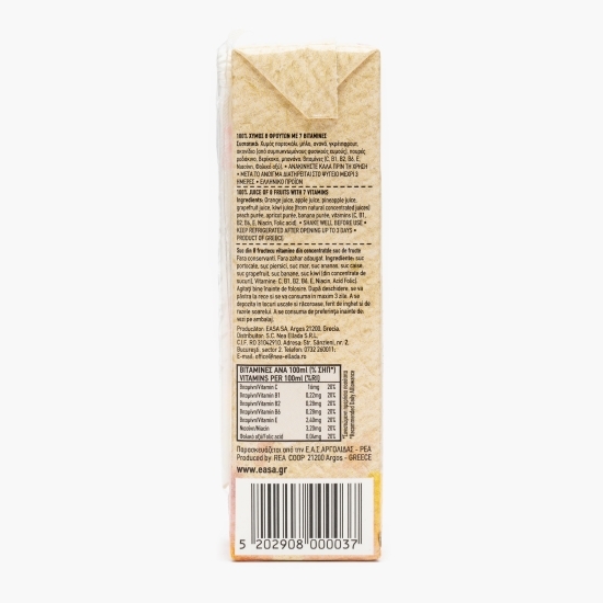 Suc 8 fructe multivitamine 100%, 0.25l