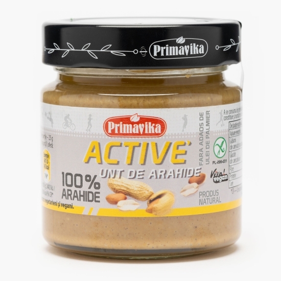 Cremă tartinabilă de arahide 100%, 185g