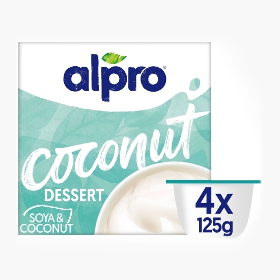 Desert din soia cu cocos 4x125g