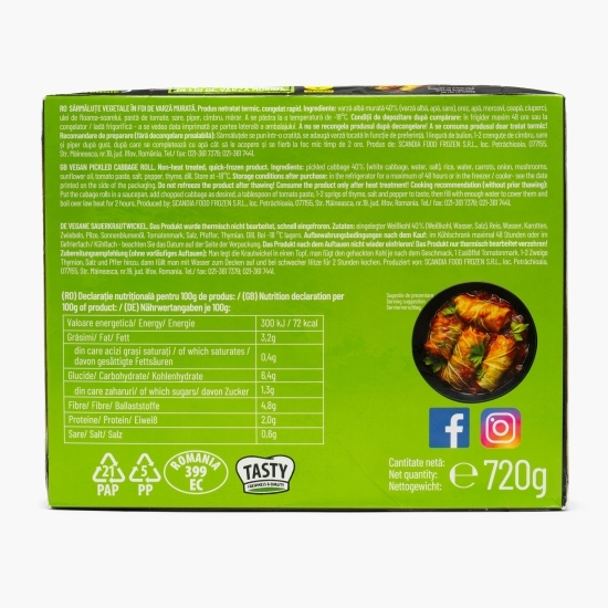 Sărmăluțe vegetale, 720g