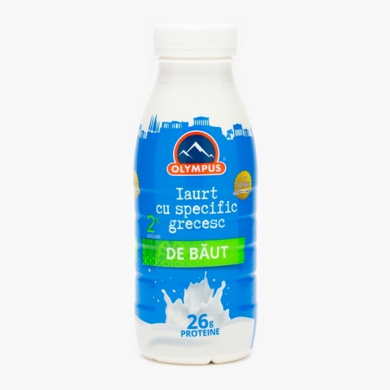 Iaurt cu specific grecesc de băut, 2% grăsime 330g