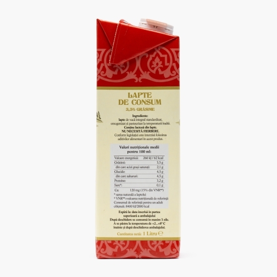 Lapte de consum 3.5% grăsime 1l