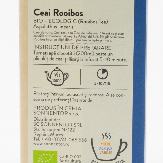 Ceai rooibos eco 18 plicuri