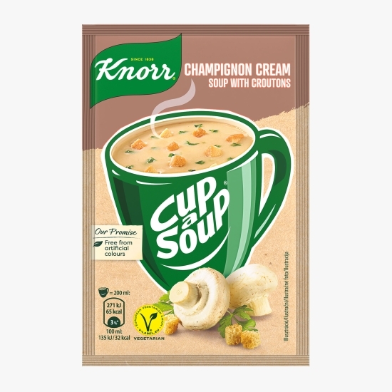 Supă instant Ciuperci cu crutoane, Cup a Soup 15g