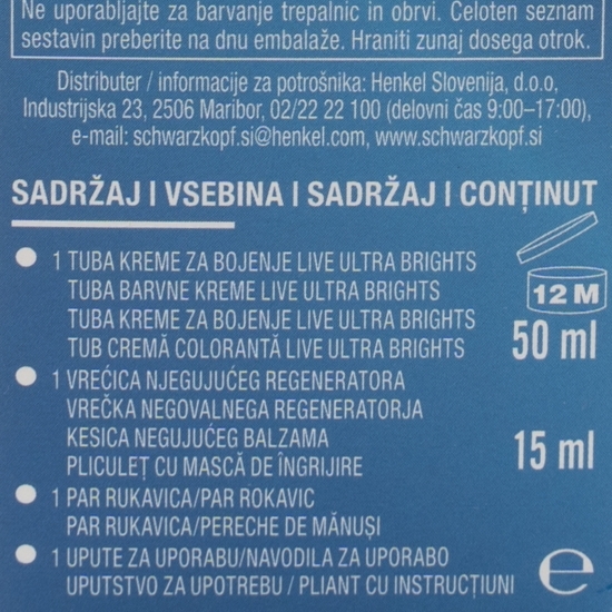 Vopsea de păr semi-permanentă Ultra brights L120 Liliac crush 65ml