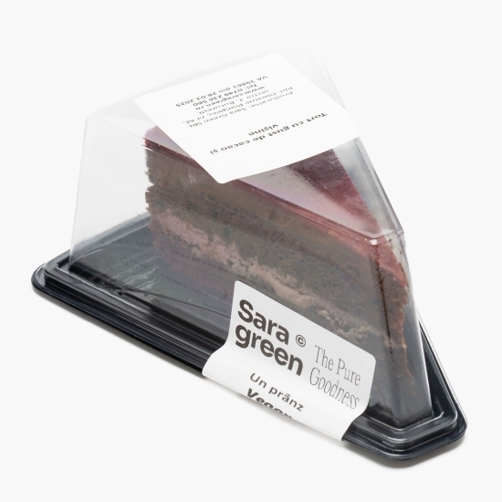 Tort vegan cu gust de cacao și vișine 150g