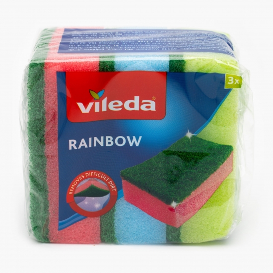 Bureți vase Rainbow 3 buc
