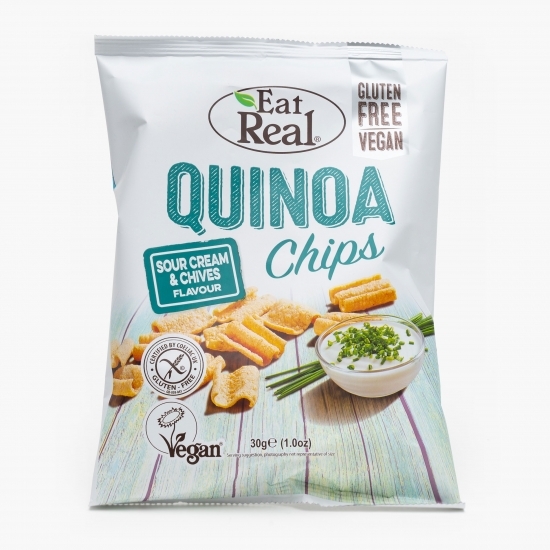 Chipsuri de quinoa cu smântână și chives fără gluten 30g