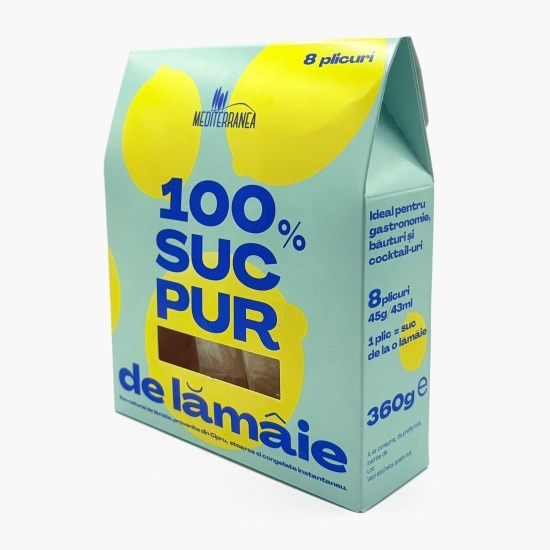 Suc pur de lămâie 8x45g