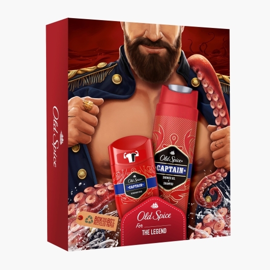 Set cadou pentru bărbați Dark Captain