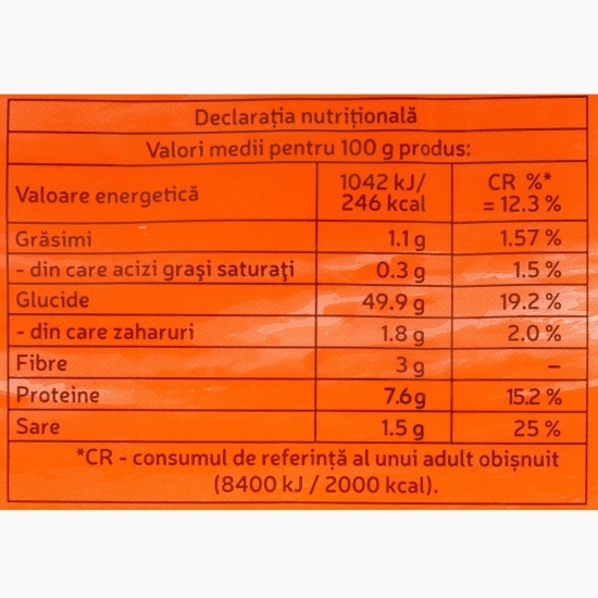 Pâine cu cartofi, feliată 500g