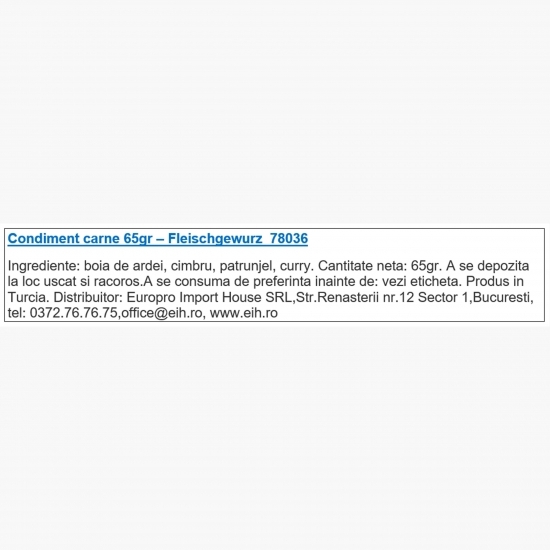 Condiment carne 65g