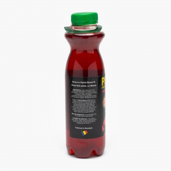 Sirop cu vișine Boost fit fără zahăr 0.5l